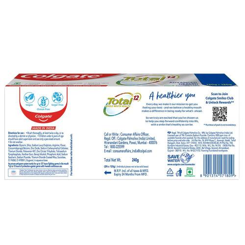 Colgate Total Charcoal 300 g
