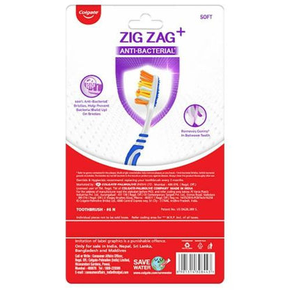 Colgate Zigzag Toothbrush Soft pack of 6