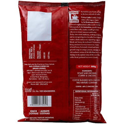 Cothas Extra Strong Coffee Pouch 500 Gm
