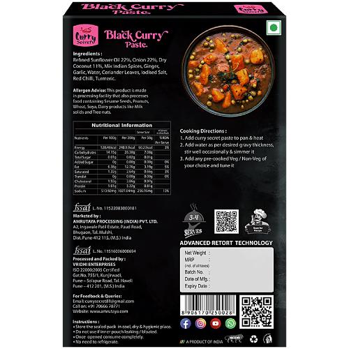 Curry Secret Black Curry Paste 200 gm