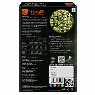 Curry Secret Hariyali Marination Masala Paste 200 g