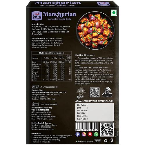 Curry Secret Manchurian Marination Masala Paste 200 g