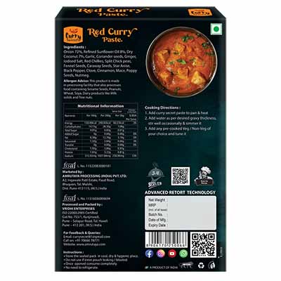 Curry Secret Red Curry Paste 200 gm
