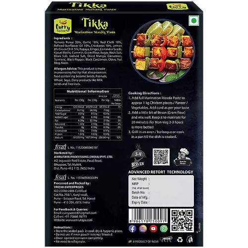 Curry Secret Tikka Marination Masala Paste 200 g