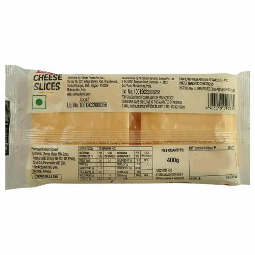 D'Lecta Cheese Slices 400 Gm