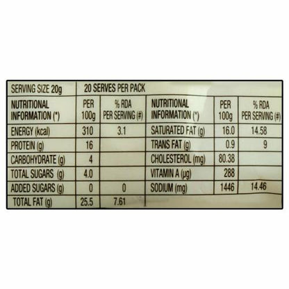 D'Lecta Cheese Slices 400 Gm