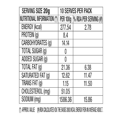 D'Lecta Chilli Cheese Slice 200 g