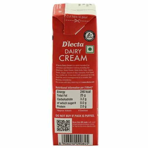 D'Lecta Cream Tetrapak 200 Ml