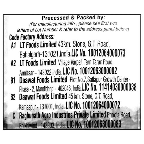 Daawat Rozana Super Basmati Rice 5 Kg