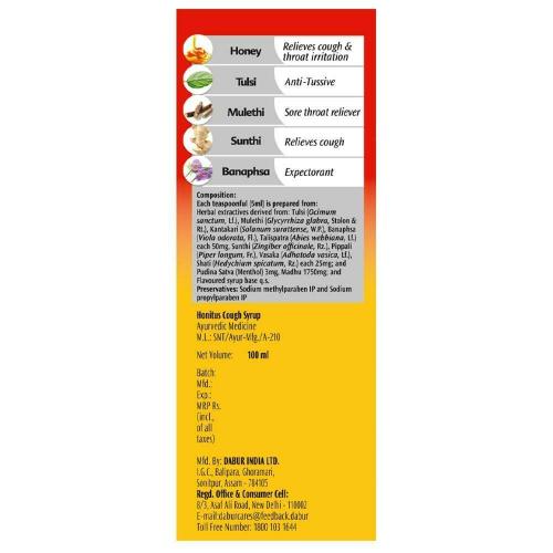 Dabur Honitus Syrup 100 ml