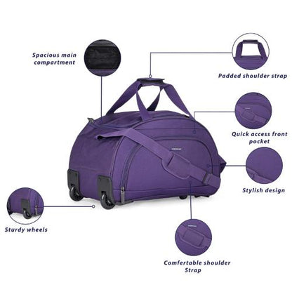 Dart Duffle Wheel (H) 52 Purple 1 pc