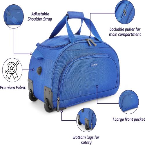 Dart Duffle Wheel (H) 62 Blue 1 pc