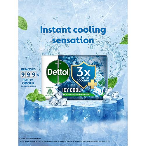 Dettol Cool Soap 3x125 g