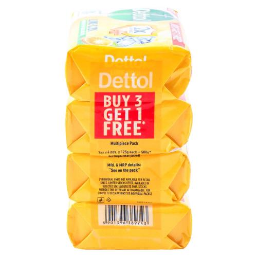 Dettol Lime Cool Soap Buy 3 Get 1 Free Pack 3x125 g