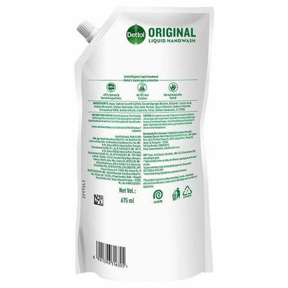 Dettol Original Hand Wash Refill 2X675 Ml