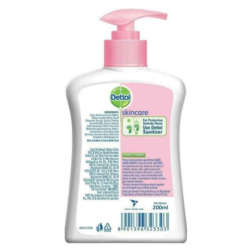 Dettol Skin Care Hand Wash Pump 200 ml