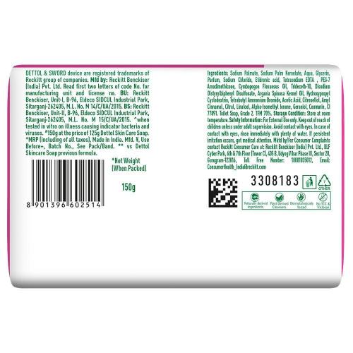 Dettol Skincare Soap 5x150 g