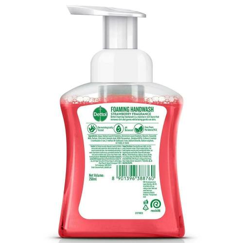 Dettol Strawberry Foam Handwash Pump 250 ml