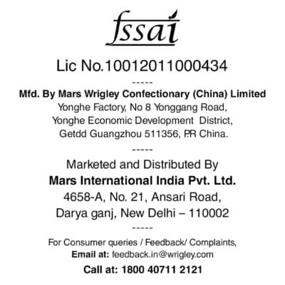 Doublemint Chewy Mint Lemon 27 gm