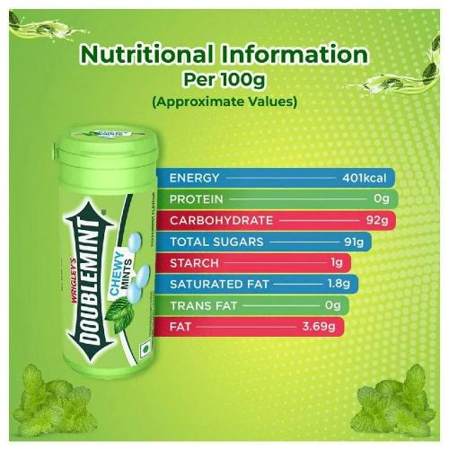 Doublemint Chewy Mint Peppermint 27 gm