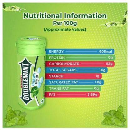 Doublemint Chewy Mint Peppermint 27 gm
