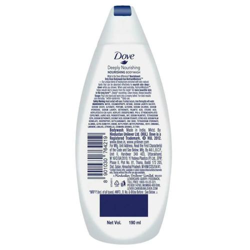 Dove Deeply Nourishing Body Wash 190 Ml