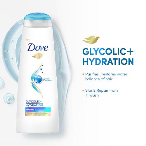 Dove Glycolic Hydration Shampoo 180 ml