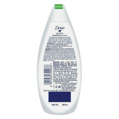 Dove Go Fresh Nourishing Body Wash 190 ml (free loofah)