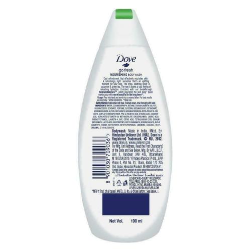 Dove Go Fresh Nourishing Body Wash 190 ml (free loofah)