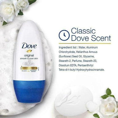Dove Original Deodorant Roll On For Women 50 ml