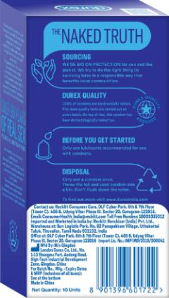 Durex Invisible Close Fit 10 pc