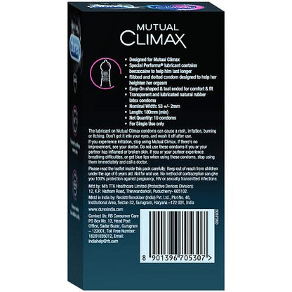 Durex Mutual Climax Condom pack of 10