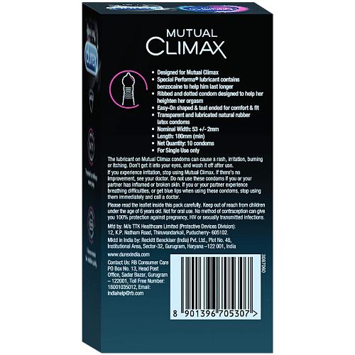 Durex Mutual Climax Condom pack of 10