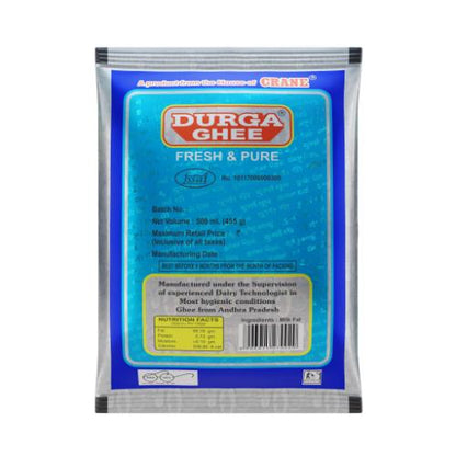 Durga Pure Ghee Pouch 500ml