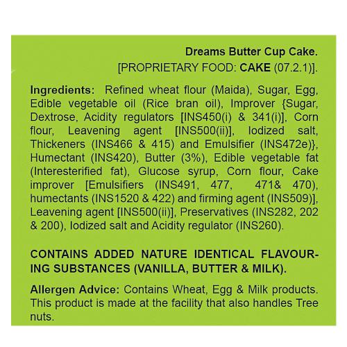 Elite Butter Cup Cake Pack Of 6 140 g