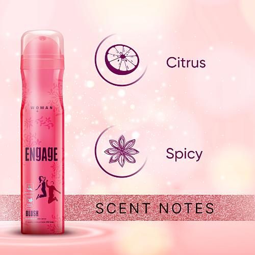 Engage Blush Gas Deodorant Women 150 ml