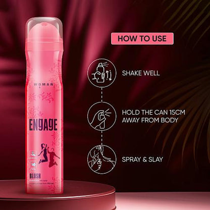 Engage Blush Gas Deodorant Women 150 ml