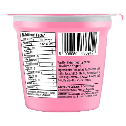 Epigamia Every Day Yogurt Lychee 75 gm