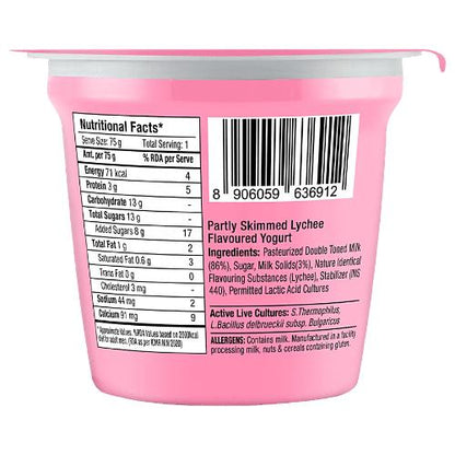 Epigamia Every Day Yogurt Lychee 75 gm