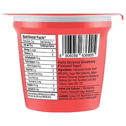 Epigamia Every Day Yogurt Strawberry 75 gm