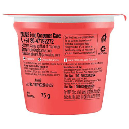 Epigamia Every Day Yogurt Strawberry 75 gm