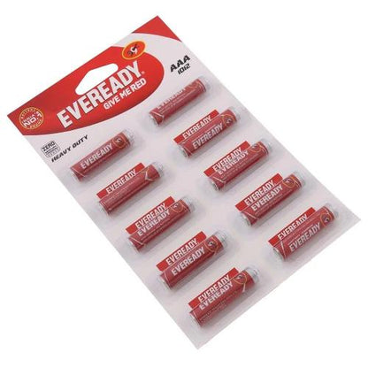 Eveready Batteries Red 1012 packed