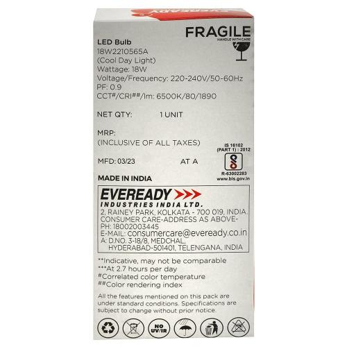 Eveready Led Bulb 6500 18 Watt 1 pc