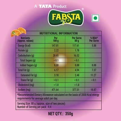 Fabsta Aloo Tikki 350 gm