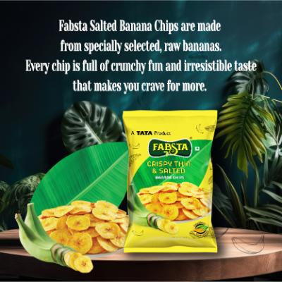 Fabsta Banana Chips Salted 500 gm