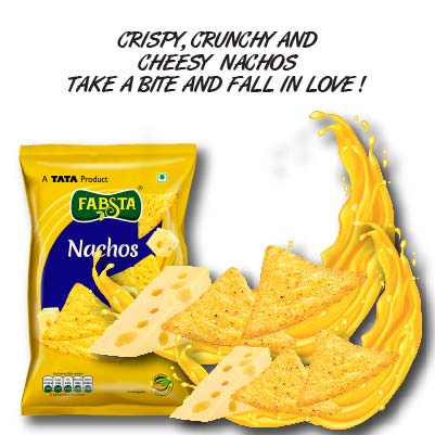 Fabsta Nachos Cheddar Cheese 130 gm