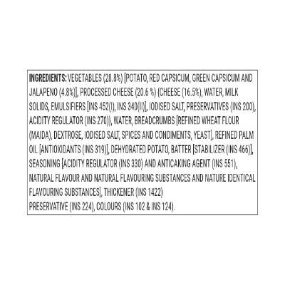 Fabsta Cheesy Jalapeno Poppers 350 gm