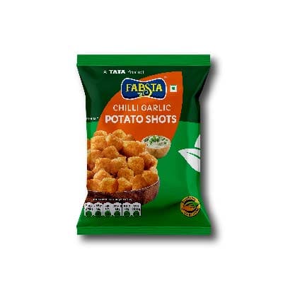 Fabsta Chilli Garlic Potato Shots 350 Gm