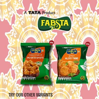 Fabsta Chilli Garlic Potato Shots 350 Gm