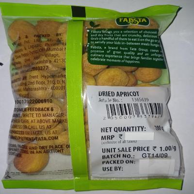 Fabsta Dry Appricot 200 gm
